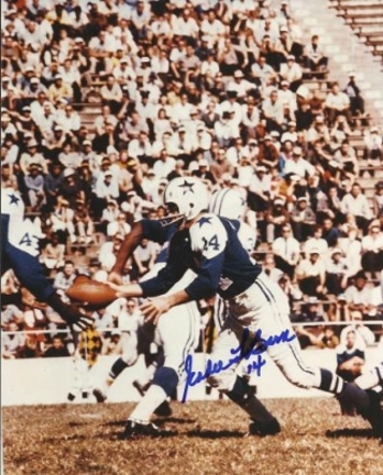 Eddie LeBaron Autographed Dallas Cowboys 8" x 10" Photograph (Unframed)