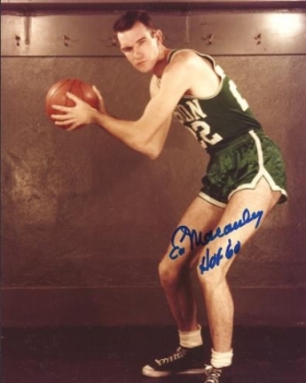 Ed MacCauley Autographed Boston Celtics 8" x 10" Photograph Hall of Famer (Unframed)