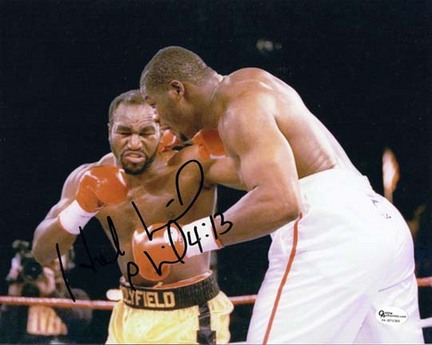 Evander Holyfield Autographed Boxing 8" x 10" Photograph (Unframed)