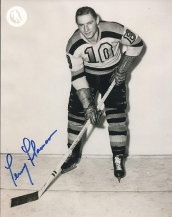 Feme Flaman Autographed Boston Bruins 8" x 10" Photograph Hall of Famer (Unframed)