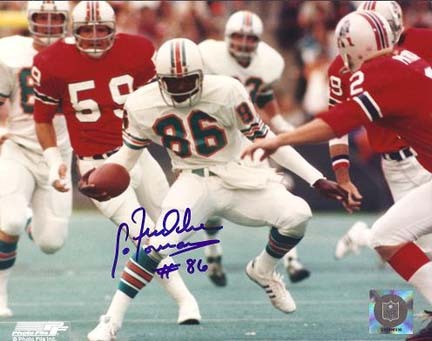 Freddie Solomon Autographed Miami Dolphins 8" x 10" Photograph (Unframed)