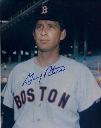 Gary Peters Autographed Boston Red Sox 8" x 10" Photograph (Unframed)