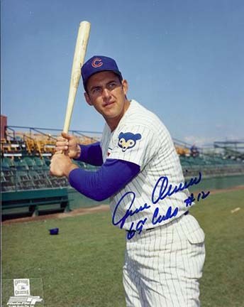 Gene Oliver Autographed Chicago Cubs 8" x 10" Photograph with "69 CUBS" Inscription (Unframed)