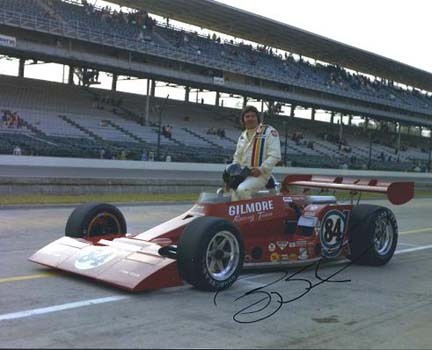 George Schmit Autographed Racing 8" x 10" Photograph (Unframed)