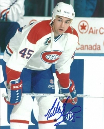 Gilbert Dionne Autographed Montreal Canadians 8" x 10" Photograph (Unframed)