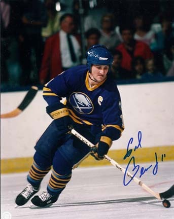 Gil Perreault Autographed Buffalo Sabres 8" x 10" Photograph Hall of Famer (Unframed)