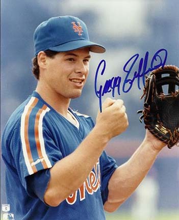 Gregg Jeffries Autographed New York Mets 8" x 10" Photograph (Unframed)