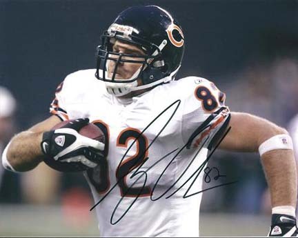 Greg Olsen Autographed Chicago Bears 8" x 10" Photograph (Unframed)