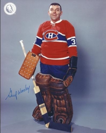 Gump Worsley Autographed Montreal Canadians 8" x 10" Photograph Hall of Famer (Unframed)
