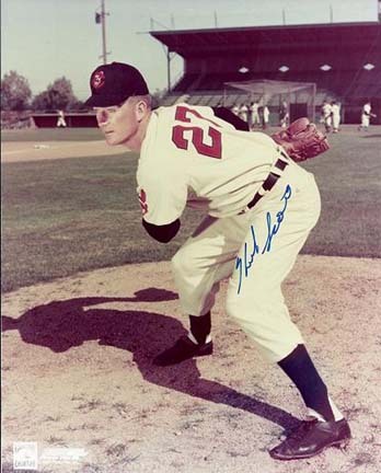 Herb Score Autographed Cleveland Indians 8" x 10" Photograph Deceased (Unframed)