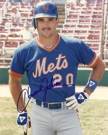 Howard Johnson Autographed New York Mets 8" x 10" Photograph (Unframed)