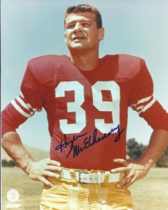 Hugh McElhenny Autographed San Francisco 49ers 8" x 10" Photograph Hall of Famer (Unframed)