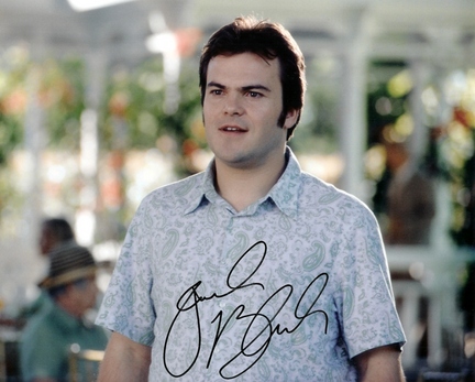 Jack Black Autographed "Shallow Hal" 8" x 10" Photograph (Unframed)