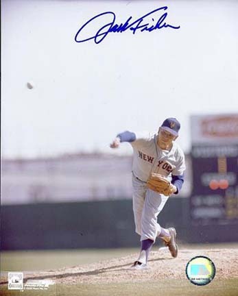 Jack Fisher Autographed New York Mets 8" x 10" Photograph (Unframed)