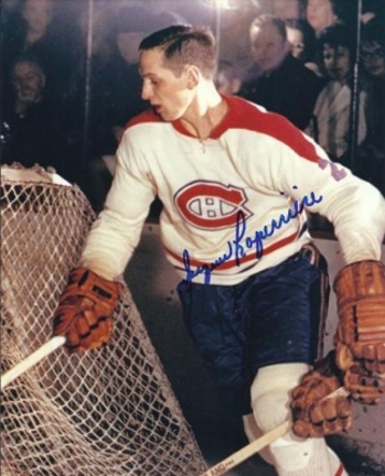 Jacques LaPierriere Autographed Montreal Canadians 8" x 10" Photograph Hall of Famer (Unframed)