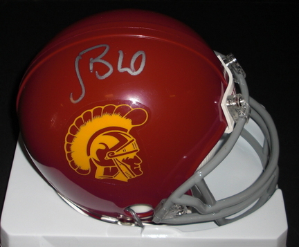 John David Booty Autographed Southern California USC Mini Helmet (Unframed)