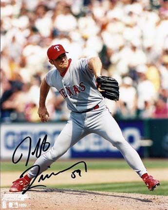 Jeff Zimmerman Autographed Texas Rangers 8" x 10" Photograph (Unframed)