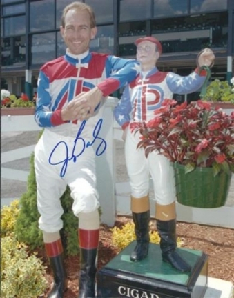 Jerry Bailey Autographed Jockey 8" x 10" Photograph (Unframed)