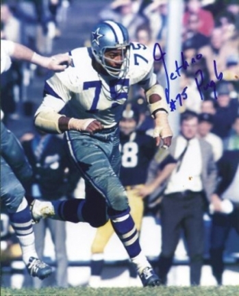 Jethro Pugh Autographed Dallas Cowboys 8" x 10" Photograph (Unframed)