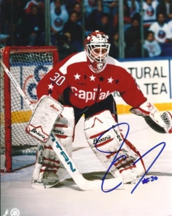 Jim Carrey Autographed Washington Capitals 8" x 10" Photograph (Unframed)