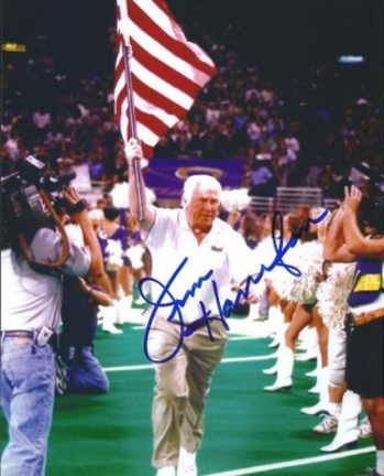 Jim Hanifan Autographed St Louis Rams 8" x 10" Photograph (Unframed)