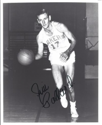 Jim Pollard Autographed Lakers 8" x 10" Photograph Hall of Famer (Unframed)