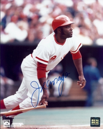 Joe Morgan Autographed Cincinnati Reds 8" x 10" Photograph 1990 Hall of Fame 2x World Series Champ (Unframed)