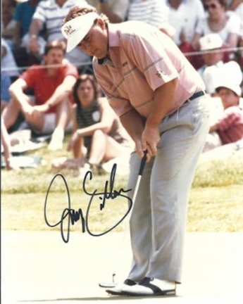 Joey Sindelar Autographed Golf 8" x 10" Photograph (Unframed)