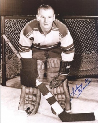 Johnny Bower Autographed 8" x 10" Photograph Hall of Famer (Unframed)
