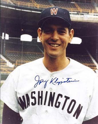 Johnny Klippstein Autographed Washington Senators 8" x 10" Photograph (Deceased) (Unframed)