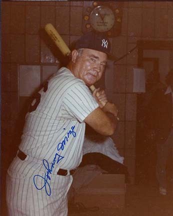 Johnny Mize Autographed New York Yankees 8" x 10" Photograph Deceased (Unframed)
