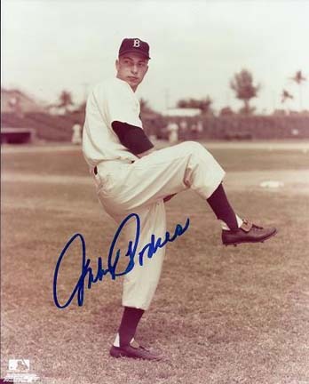 Johnny Podres Autographed Brooklyn Dodgers 8" x 10" Photograph Deceased (Unframed)