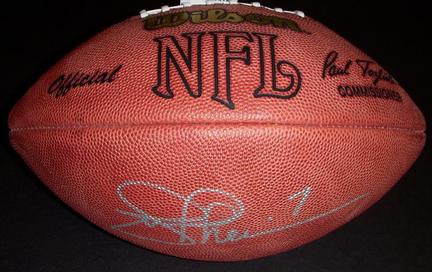 Joe Theismann Autographed NFL Game Model Football Washington Redskins