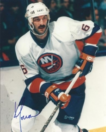 Ken Morrow Autographed New York Islanders 8" x 10" Photograph (Unframed)