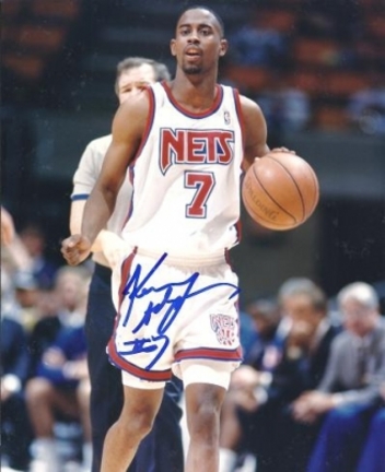 Kenny Anderson Autographed New Jersey Nets 8" x 10" Photograph (Unframed)