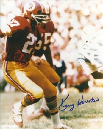 Kenny Houston Autographed Washington Redskins 8" x 10" Photograph Hall of Famer (Unframed)