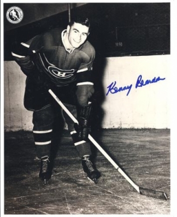 Kenny Reardon Autographed Montreal Canadians 8" x 10" Photograph Hall of Famer (Unframed)