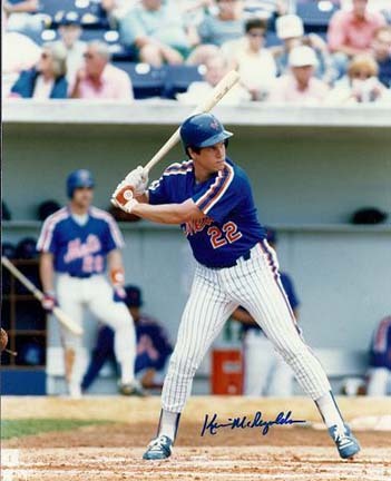 Kevin McReynolds Autographed New York Mets 8" x 10" Photograph (Unframed)