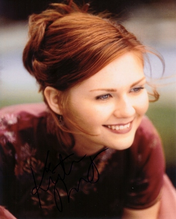 Kirsten Dunst Autographed 8" x 10" Photograph (Unframed)