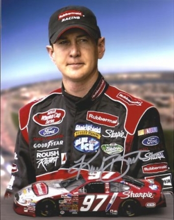 Kurt Busch Autographed Racing 8" x 10" Photograph (Unframed)