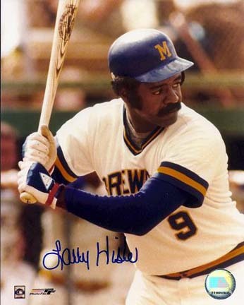 Larry Hisle Autographed Milwaukee Brewers 8" x 10" Photograph (Unframed)