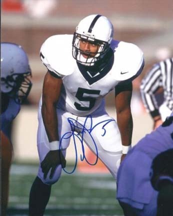 Larry Johnson Autographed Penn State 8" x 10" Photograph (Unframed)