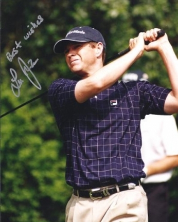 Lee Janzen Autographed Golf 8" x 10" Photograph (Unframed)