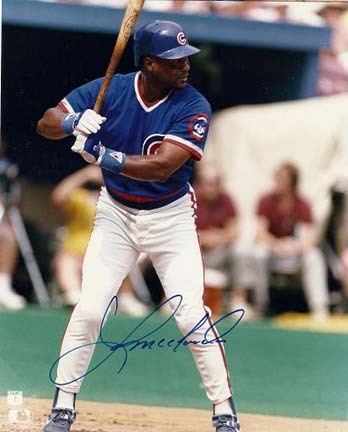 Lloyd McClendon Autographed Chicago Cubs 8" x 10" Photograph (Unframed)