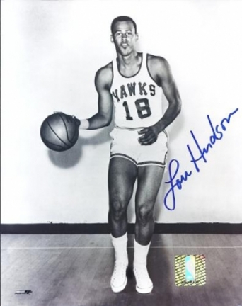 Lou Hudson Autographed St. Louis Hawks 8" x 10" Photograph Georgia Hall of Famer (Unframed)