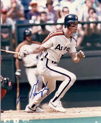 Luis Gonzales Autographed Houston Astros 8" x 10" Photograph (Unframed)