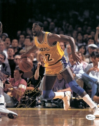 Magic Johnson Autographed Los Angeles Lakers 8" x 10" Photograph (Unframed)