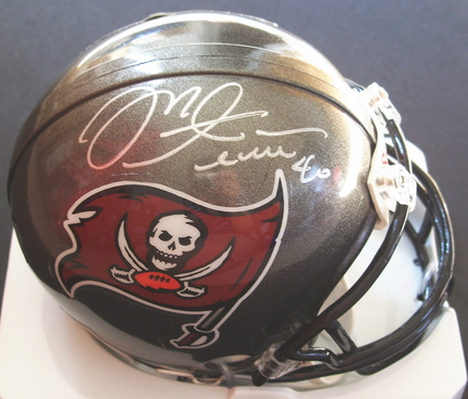 Mike Alstott Autographed Tampa Bay Buccaneers Mini Helmet