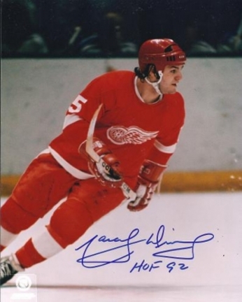 Marcel Dionne Autographed Detroit Red Wings 8" x 10" Photograph Hall of Famer (Unframed)