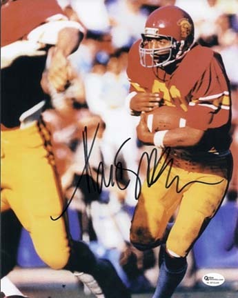 Marcus Allen "Holding Ball" Autographed USC Trojans 8" x 10" Photograph 1981 Heisman Trophy Winner (